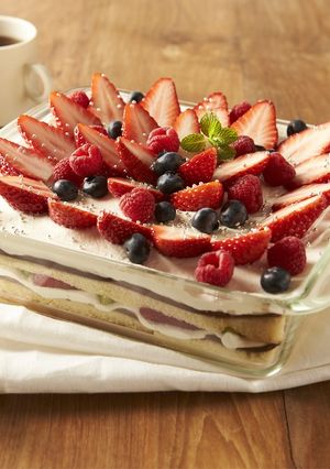 生チョコといちごのスコップケーキ-レシピのメイン写真