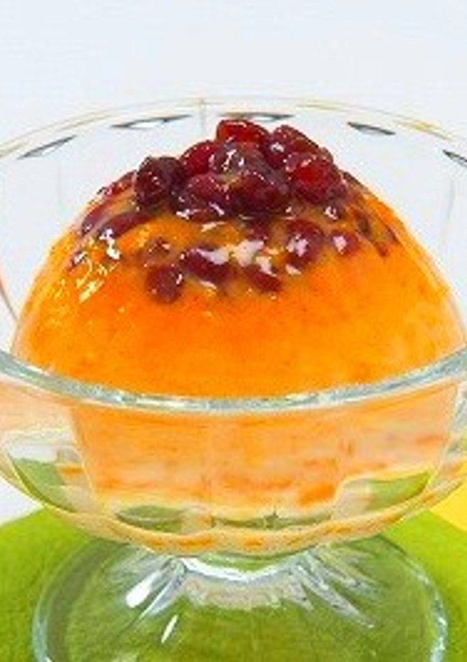 かぼちゃとあずきのマシュマロプディング-レシピのメイン写真