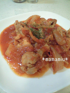 簡単おいしい♪鶏のトマト煮-レシピのメイン写真
