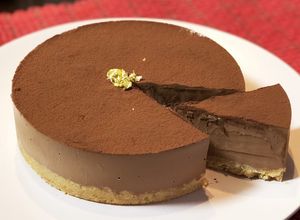 濃厚さっぱり♡簡単チョコレアチーズケーキ-レシピのメイン写真