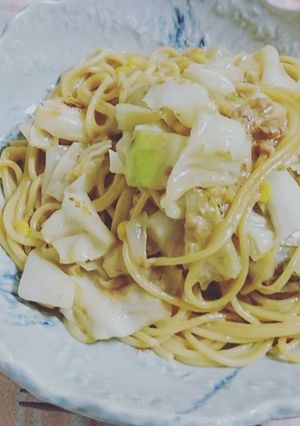超簡単手抜き キャベコーンツナパスタ-レシピのメイン写真
