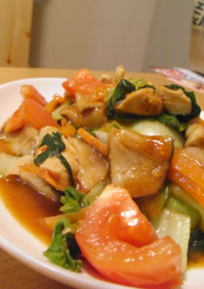 鶏むね肉の中華風炒め-レシピのメイン写真
