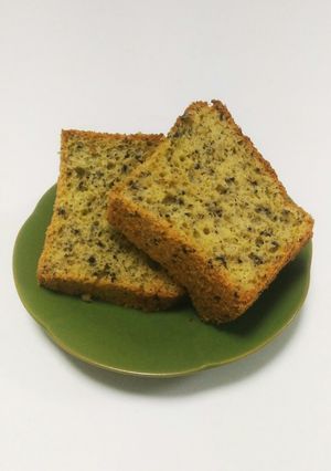 簡単すぎ！豆腐で黒ごまシフォンケーキ-レシピのメイン写真