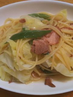 残り物で 焼き豚パスタ-レシピのメイン写真