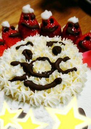 アンパンマン☆お誕生日ケーキ-レシピのメイン写真