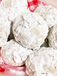 ピーナツバターのくるみスノーボール-レシピのメイン写真