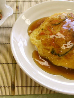 かに玉あんかけ(健康食)-レシピのメイン写真