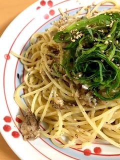 さば缶と大葉のパスタ-レシピのメイン写真