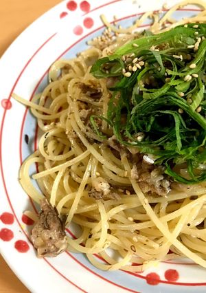 さば缶と大葉のパスタ-レシピのメイン写真