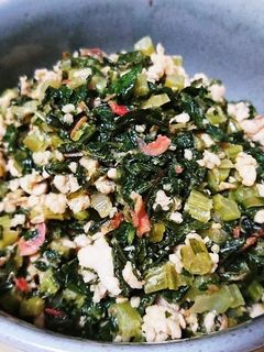 かぶの葉と鶏挽肉のふりかけ-レシピのメイン写真