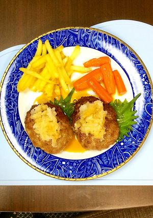 ハンバーグには大根おろしが帳消し❣️❣️-レシピのメイン写真