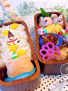 ささみで鶏ハム クリスマス弁当 詰め方-レシピのメイン写真