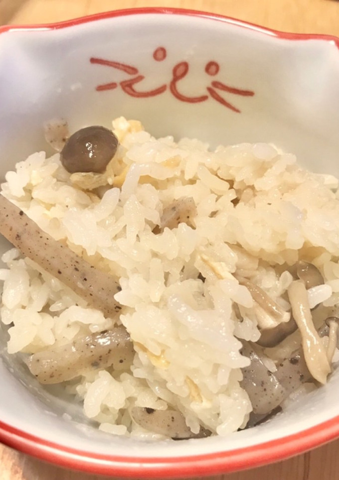しめじと油揚げの炊き込みご飯-レシピのメイン写真