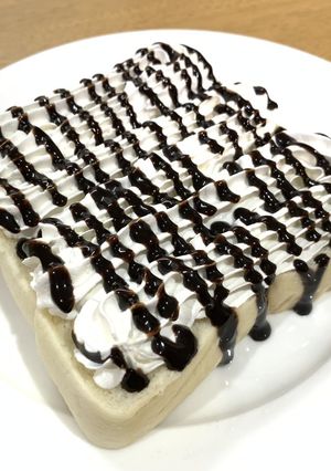 簡単☆喫茶店のクリームとチョコのトースト-レシピのメイン写真