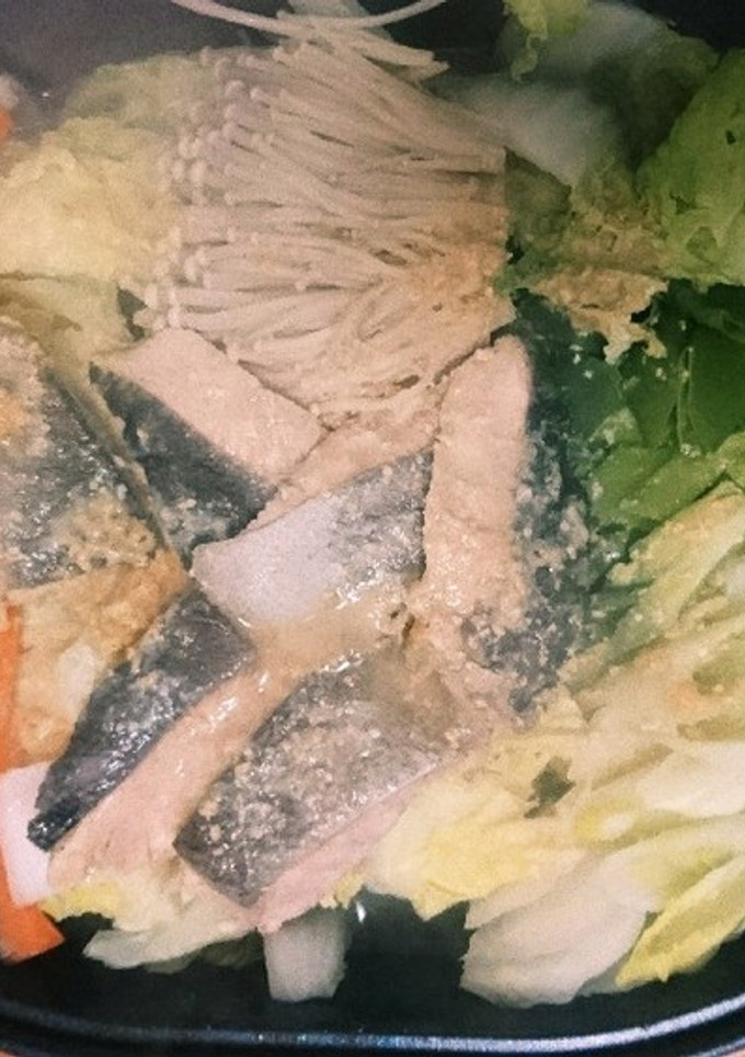 鮭のちゃんちゃん焼き風-レシピのメイン写真