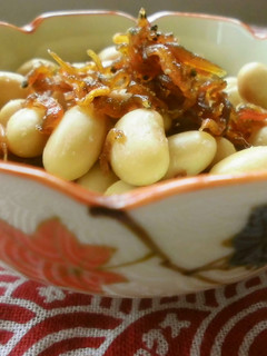 じゃこの佃煮と大豆♪-レシピのメイン写真