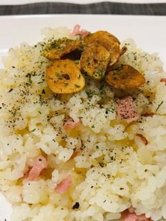 残りご飯でガーリックライス・バターライス-レシピのメイン写真