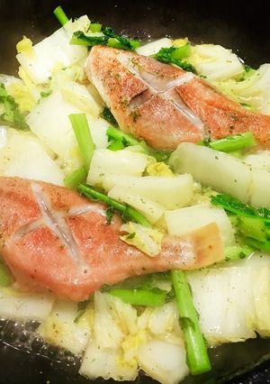 赤魚と白菜のハーブソルト蒸し-レシピのメイン写真