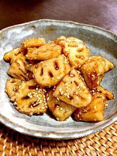 レンコン黒酢炒め-レシピのメイン写真