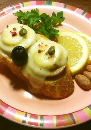 ソーセージ、バナナ、チーズのトースト-レシピのメイン写真