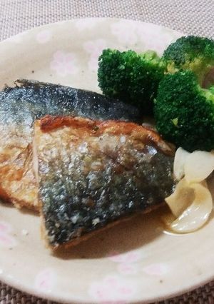 ☆塩さばガーリックオイル焼き☆-レシピのメイン写真