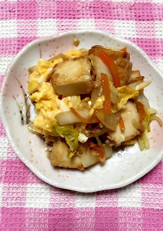 厚揚げの甘辛炒め-レシピのメイン写真