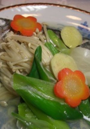 鰺の蒸し物-レシピのメイン写真