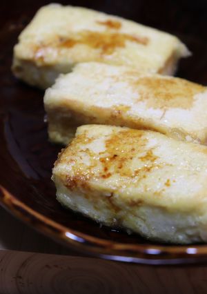美味♪揚げ出し豆腐のウスターソースかけ-レシピのメイン写真