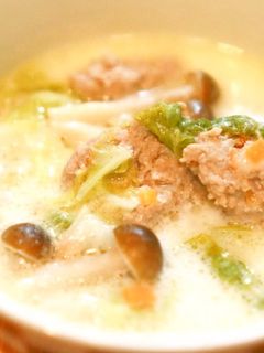 ミートボールと白菜のミルクスープ-レシピのメイン写真