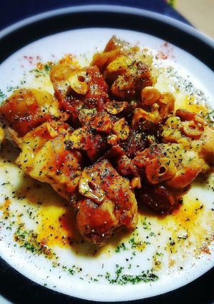 ご飯が進む！ガリバタ醤油のチキンソテー-レシピのメイン写真