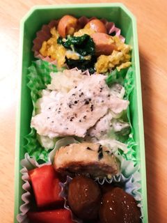 お弁当にカレー味のいり卵-レシピのメイン写真