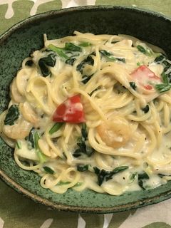 クリームスパゲティ-レシピのメイン写真