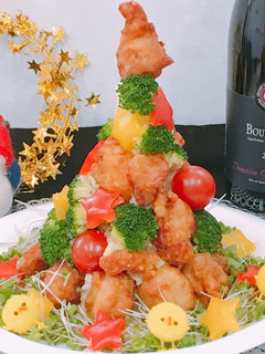 唐揚げクリスマスツリー-レシピのメイン写真