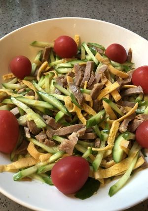 焼豚ときゅうりの中華風サラダ-レシピのメイン写真