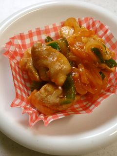 鶏肉のカレーケチャップ炒め-レシピのメイン写真