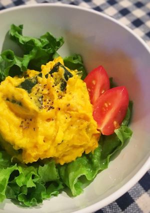 レンジで簡単♪かぼちゃサラダ-レシピのメイン写真
