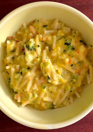 離乳食後期 鮭とかぼちゃのクリームパスタ-レシピのメイン写真