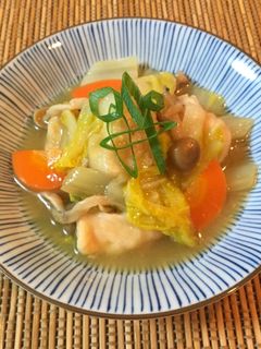 ほっこり♡白菜と鶏むね肉の中華だし煮-レシピのメイン写真