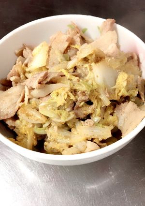 白菜と豚肉炒め-レシピのメイン写真