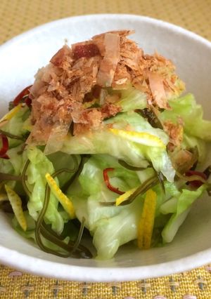 はごろも舞で食べるキャベツサラダ-レシピのメイン写真
