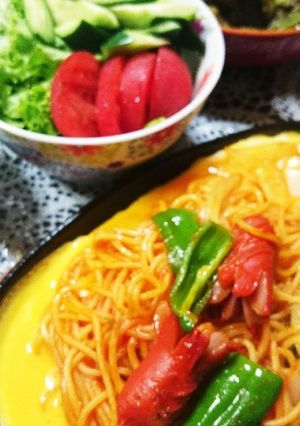 昔なつかし鉄板イタリアンスパゲッティ-レシピのメイン写真