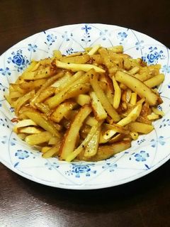 じゃがいもとさつま揚げのコク味噌炒め-レシピのメイン写真