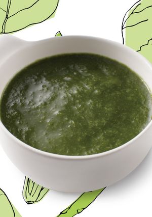 ブレッツァで緑の野菜のピューレ-レシピのメイン写真