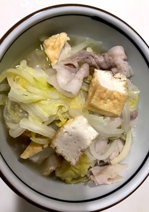 ★白菜と厚揚の煮物☆-レシピのメイン写真