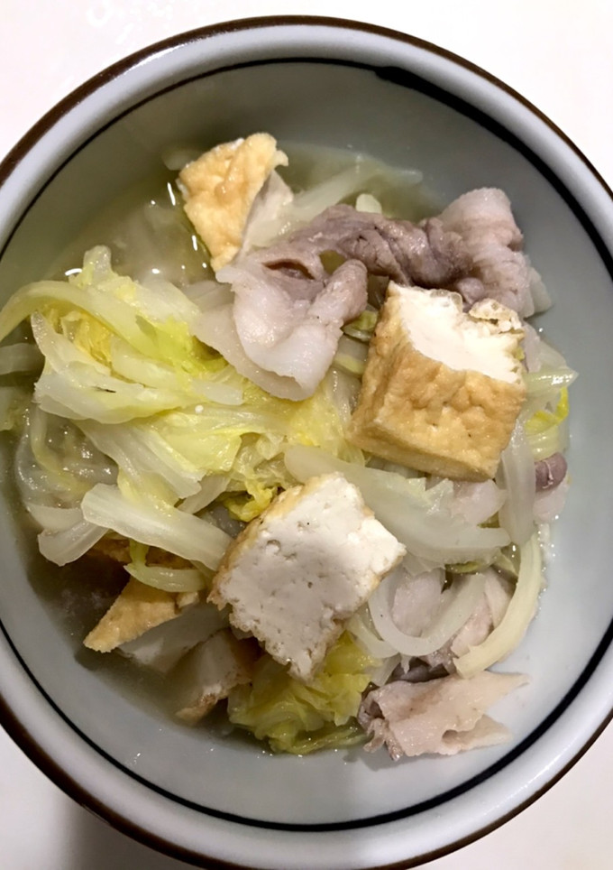 ★白菜と厚揚の煮物☆-レシピのメイン写真