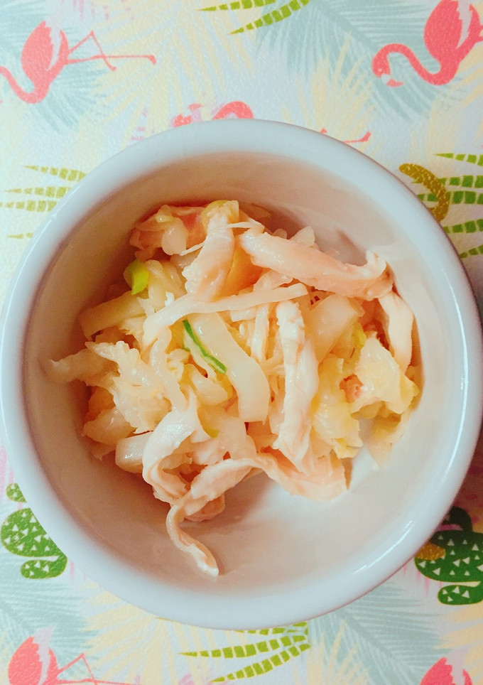 白菜と鶏むね肉の和え物-レシピのメイン写真