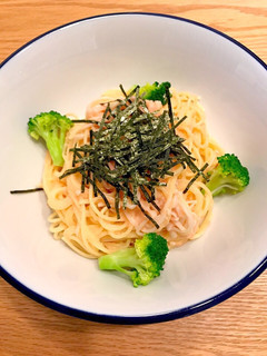 えのきでかさ増し♪ヘルシーたらこパスタ-レシピのメイン写真