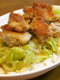 鶏からキャベツ丼-レシピのメイン写真