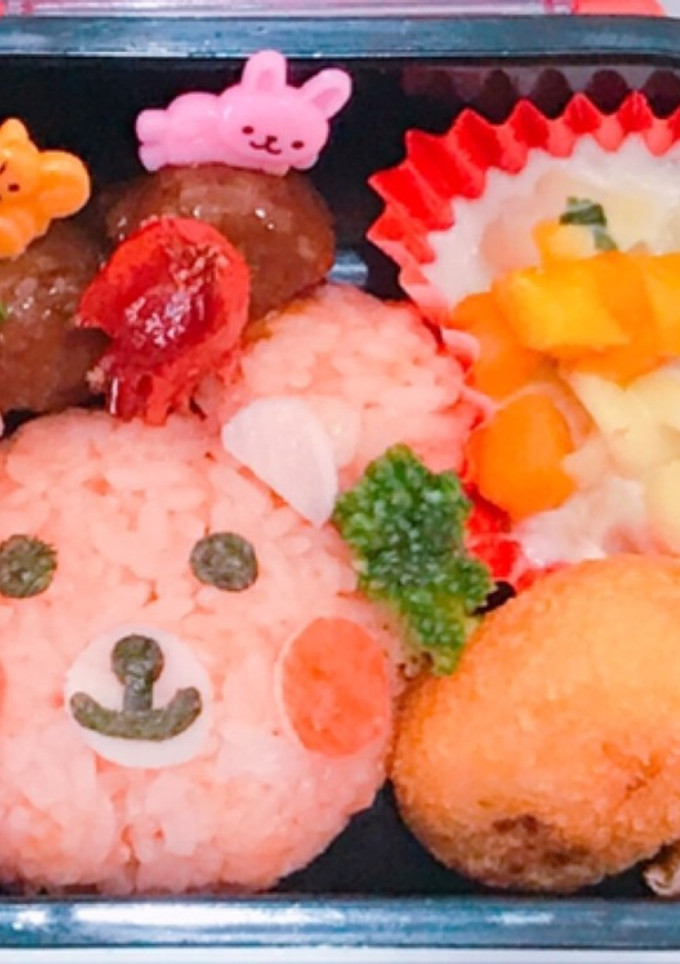 クマさん キャラ弁 幼稚園 お弁当-レシピのメイン写真
