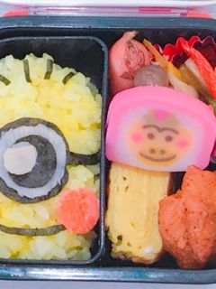 ミニオン キャラ弁 幼稚園 お弁当-レシピのメイン写真